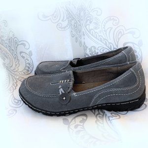 Natural Soul Naturalizer Suede Loafers shoes Blue